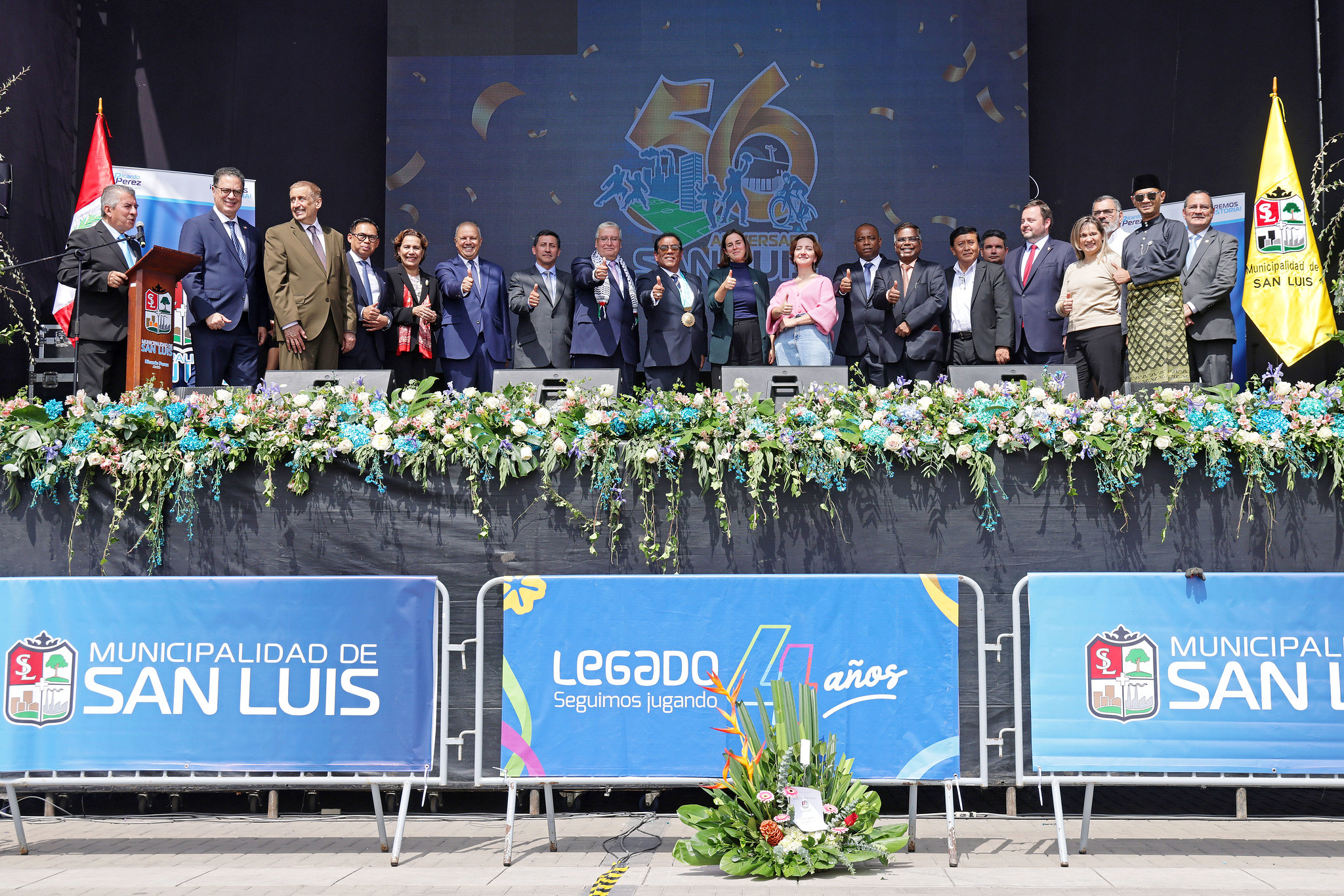 Participantes de la Gran Feria de Embajadas en el 2024